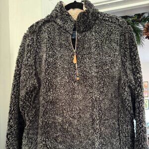 Simple Southern Fleece Quarter Zip Pullover Size Medium